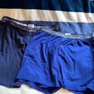 2 Polo by Ralph Lauren Boxers, Size Large